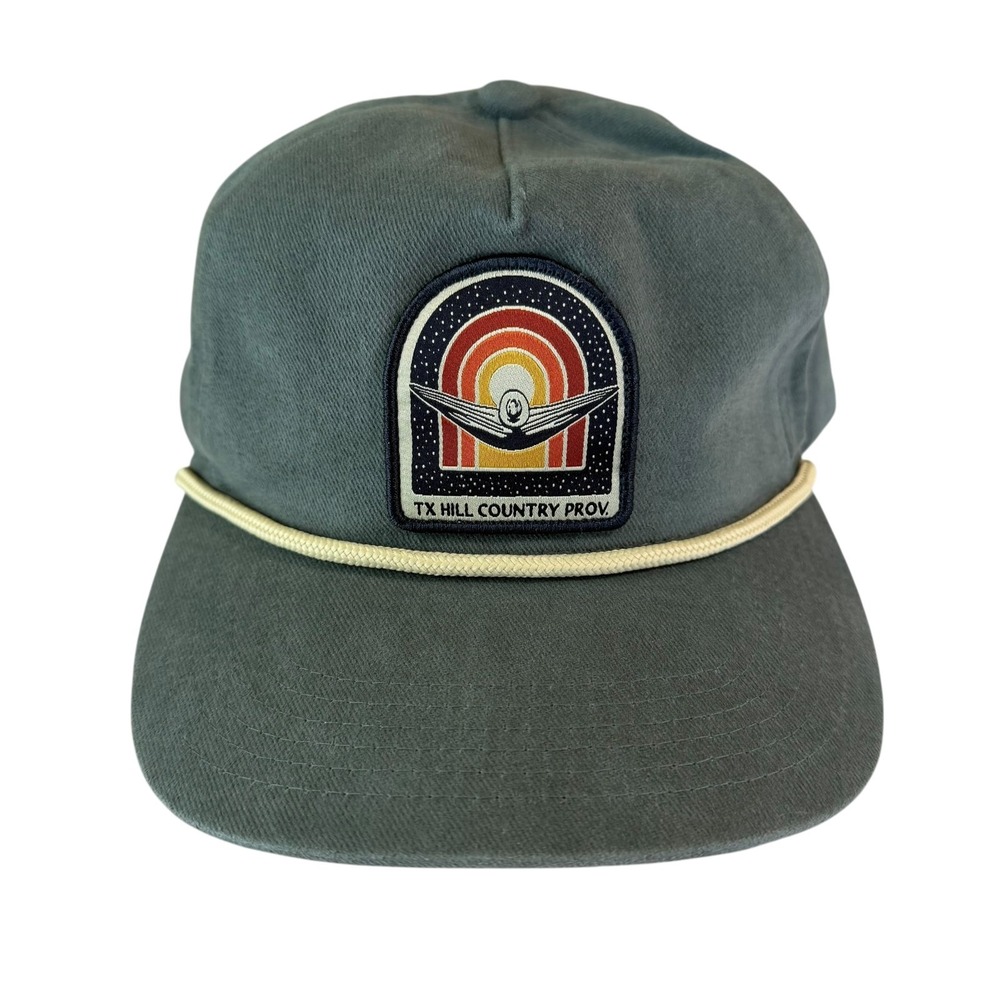 Texas Hill Country Provisions Snapback Hat Guadalupe Rope Adjustable Unisex